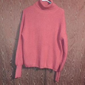 SHOPTHEMINT WOMEN'S LONG SLEEVE RED SWEATER SIZE S